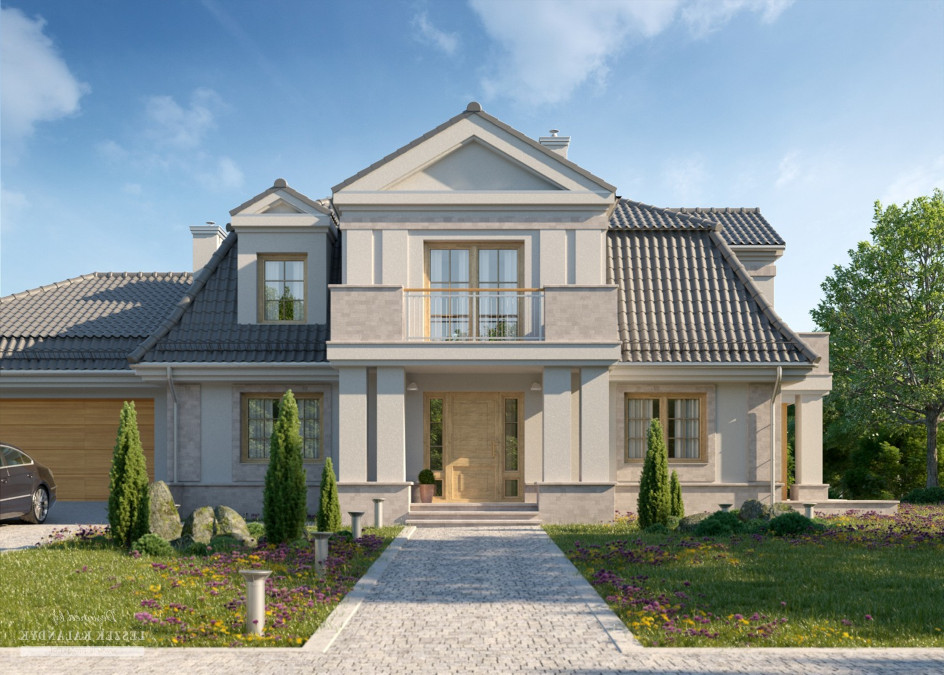 Budowa domu LK&832 (odbicie lustrzane) z New-House