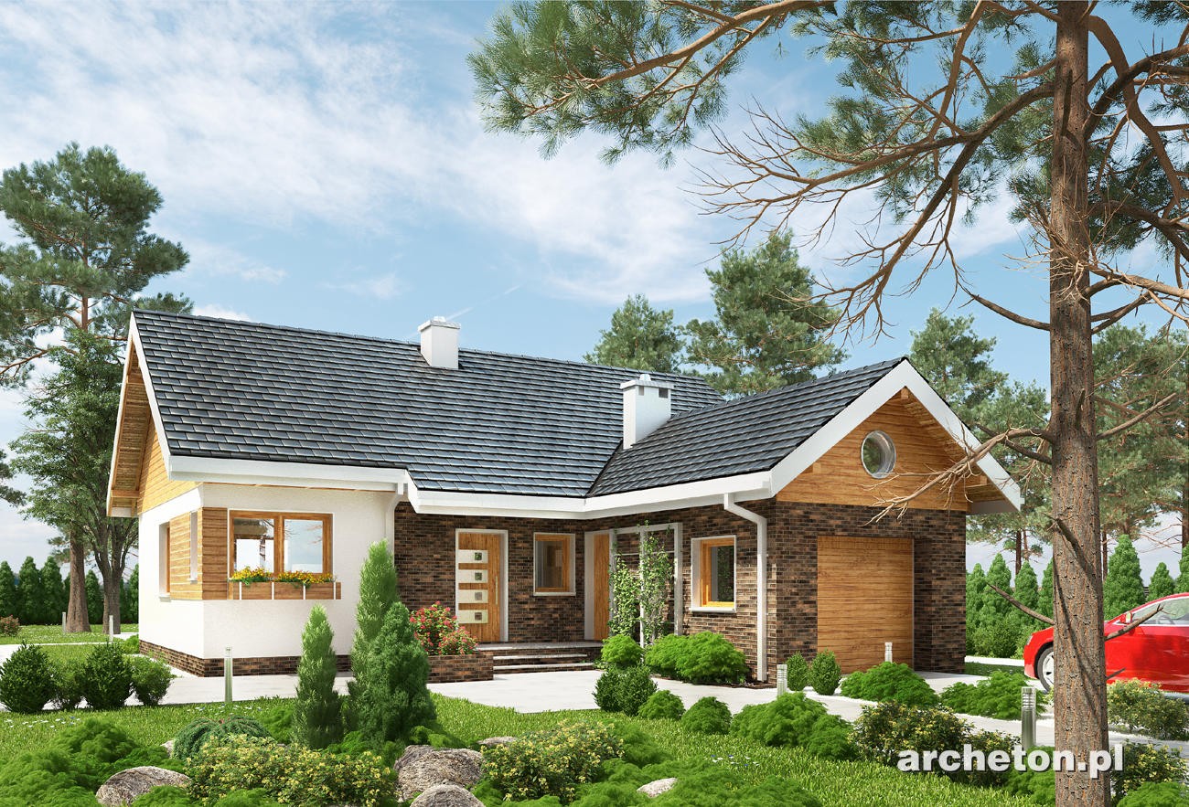 budowa domu Tymianek (odbicie lustrzane) - New-House