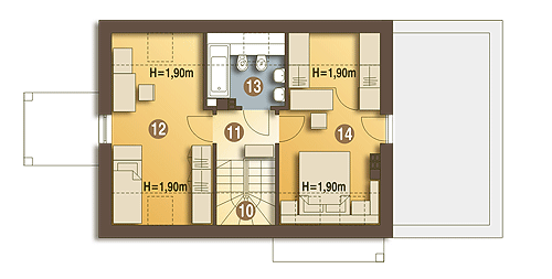 Eco 3 z garażem 1-st. [A] - miniatura 9