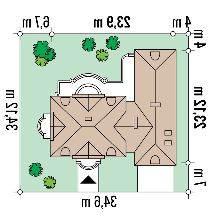 Klaudyna II z basenem (odbicie lustrzane) - miniatura 5