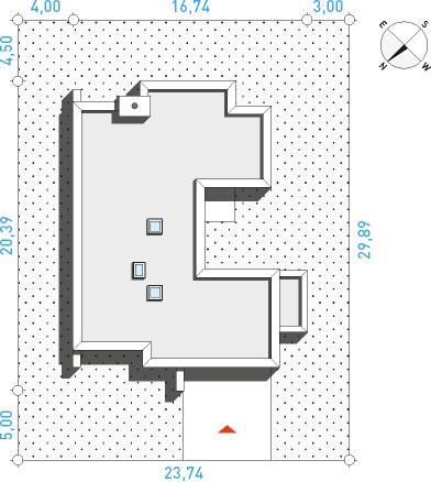 Dom z patio 3 (odbicie lustrzane) - miniatura 2