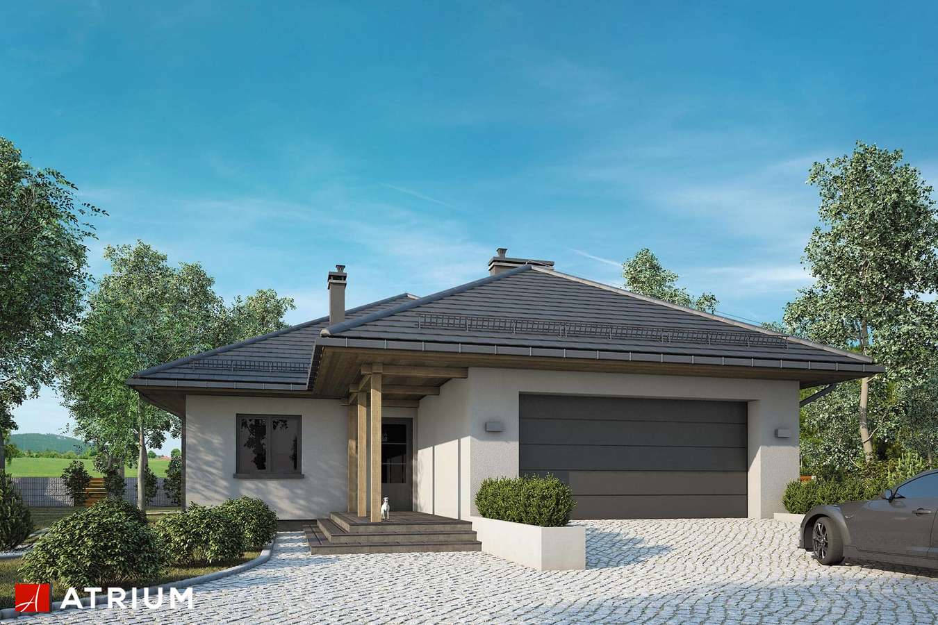 budowa domu Ostoja Plus (odbicie lustrzane) - New-House