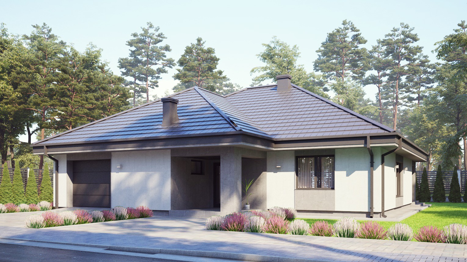 budowa domu uA135v1 - New-House
