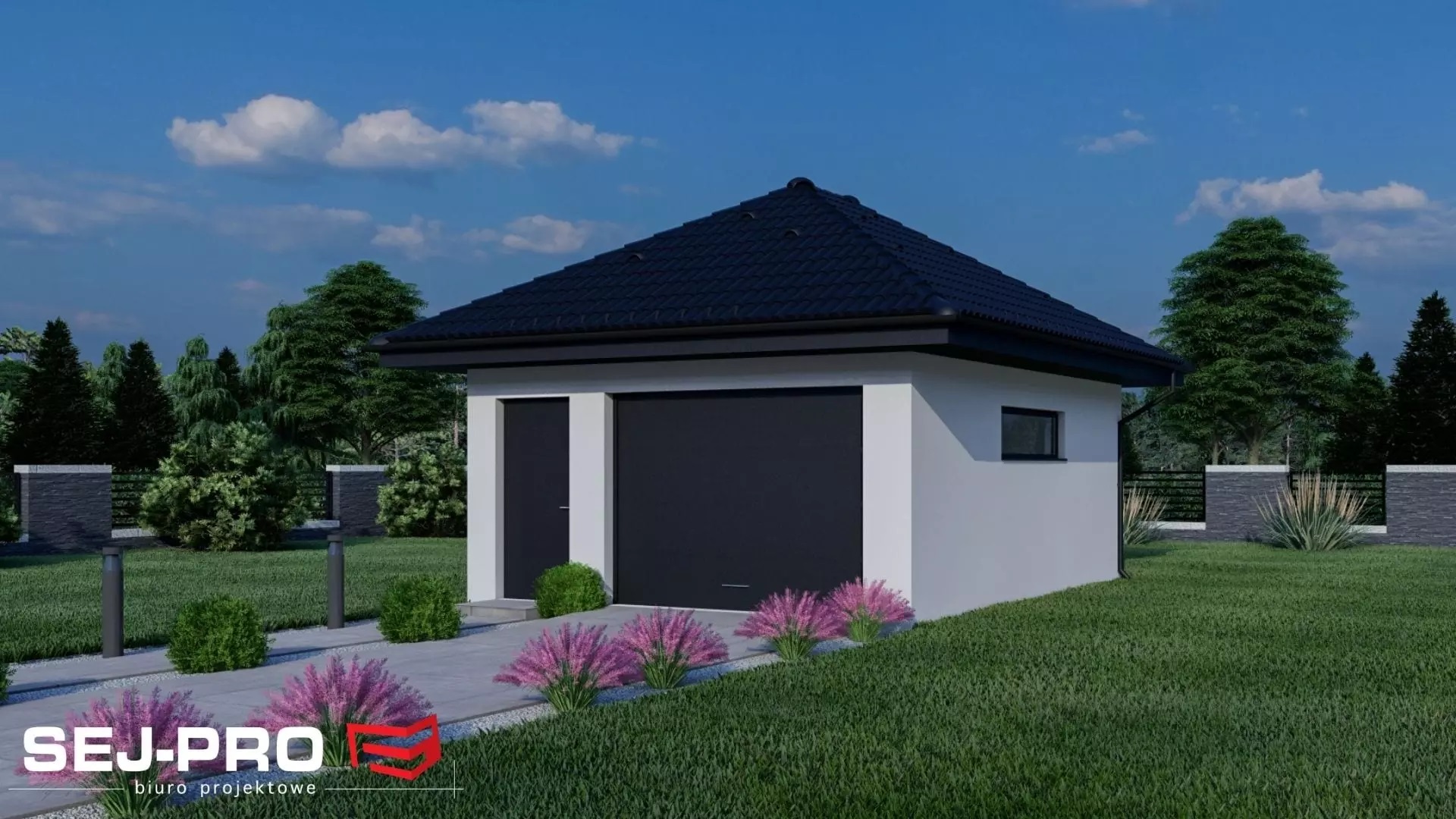 budowa domu Garaż SEJ-PRO G002 - New-House