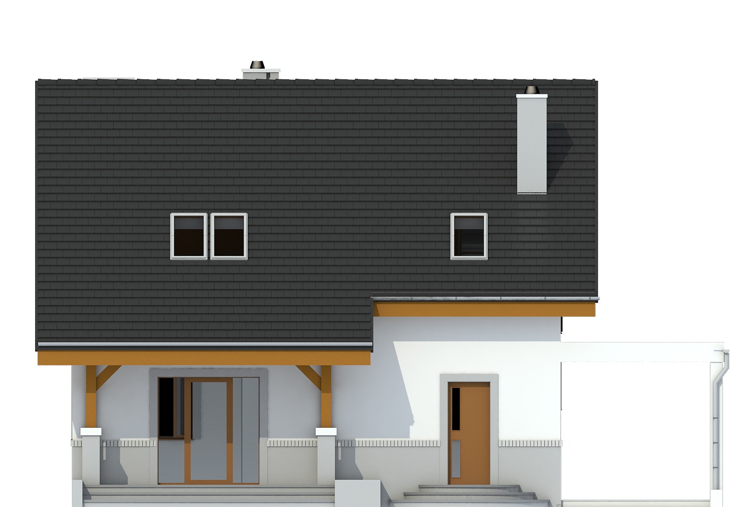 Gajówka z wiatą [A1] (odbicie lustrzane) - miniatura 4