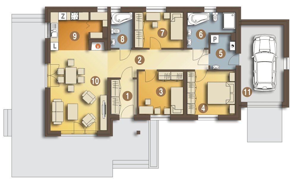Dawid z garażem 1-st. [A] - miniatura 8
