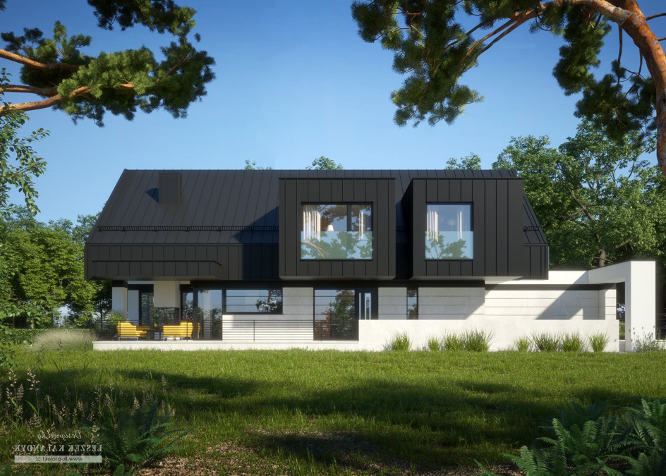 Budowa domu LK&1509 (odbicie lustrzane) z New-House