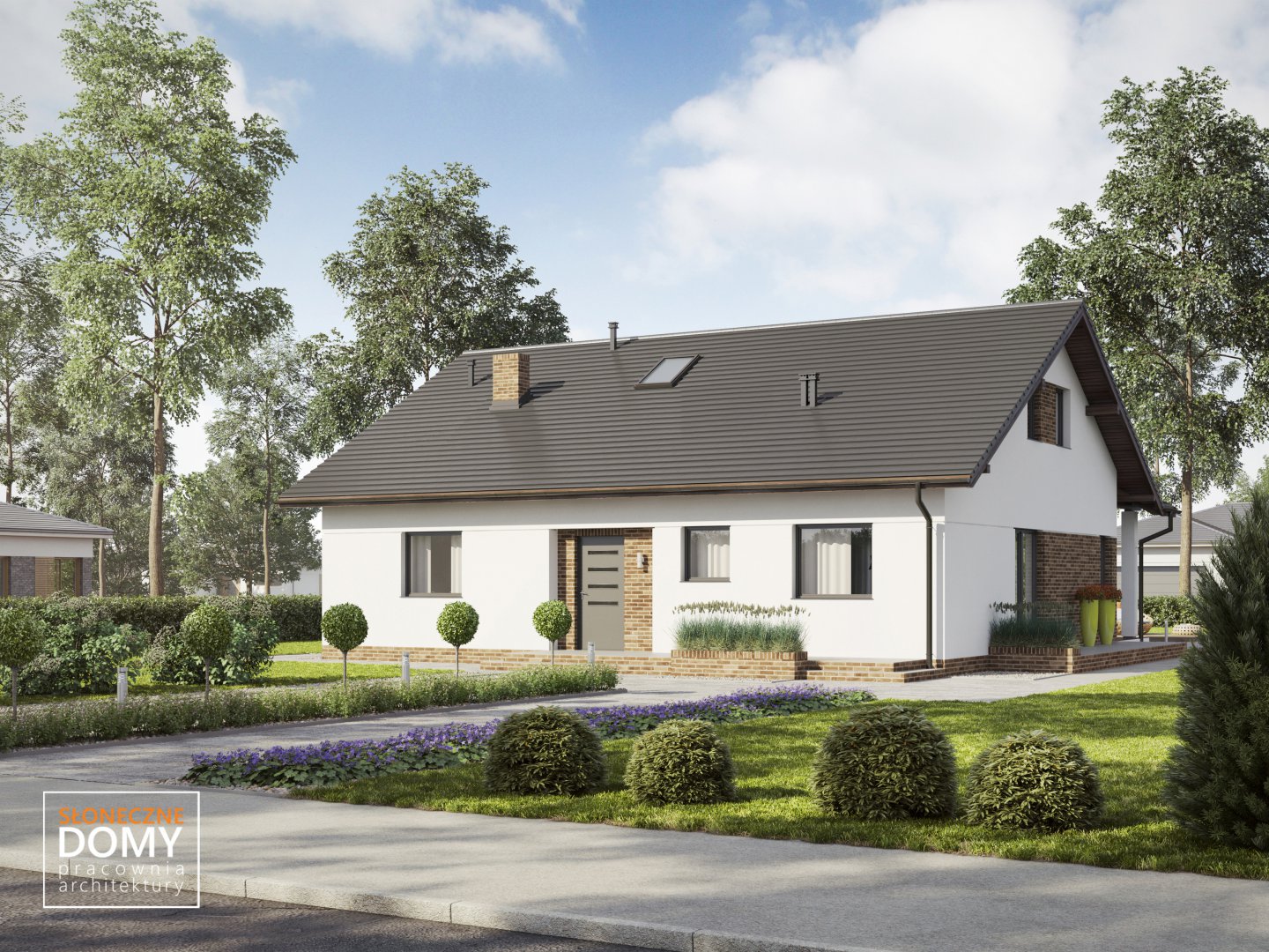 budowa domu - Sarti C (odbicie lustrzane) - New-House