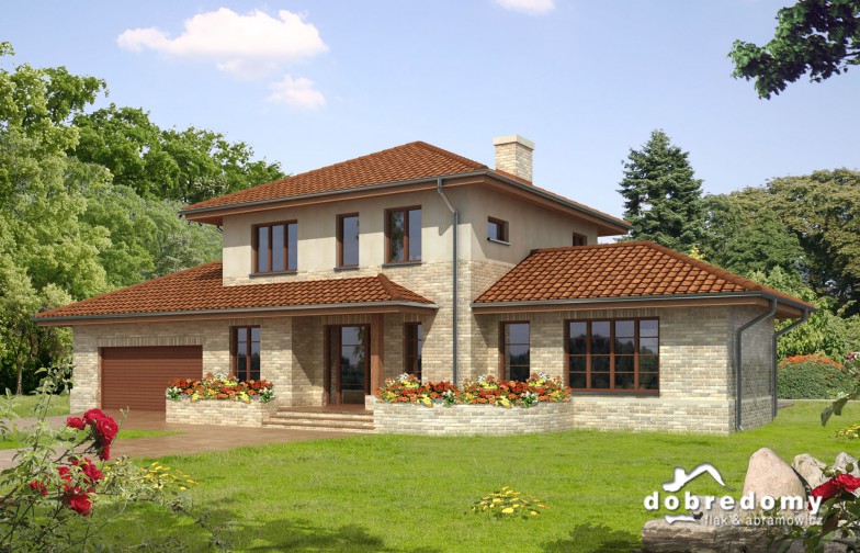 budowa domu Helena odbicie lustrzane - New-House
