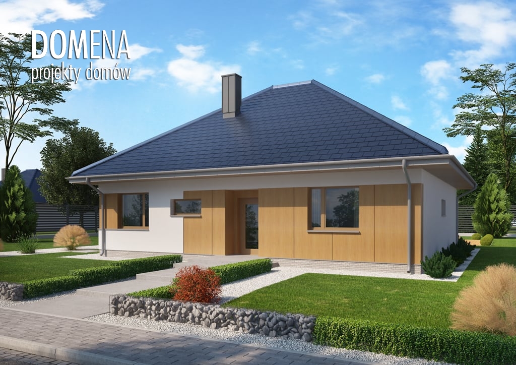 budowa domu Domena 112 (Odbicie lustrzane) - New-House