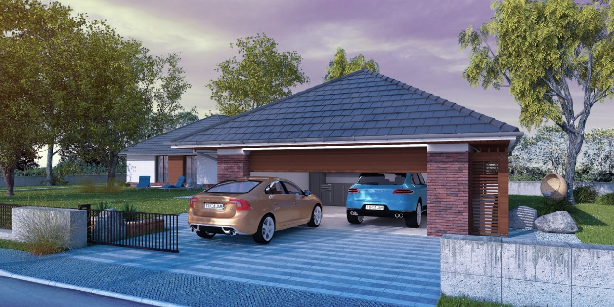 budowa domu Vehiculum IV G2 (Odbicie lustrzane) - New-House