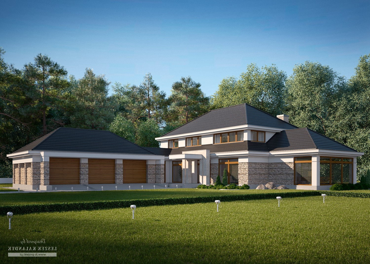 Budowa domu LK&1650 (odbicie lustrzane) z New-House