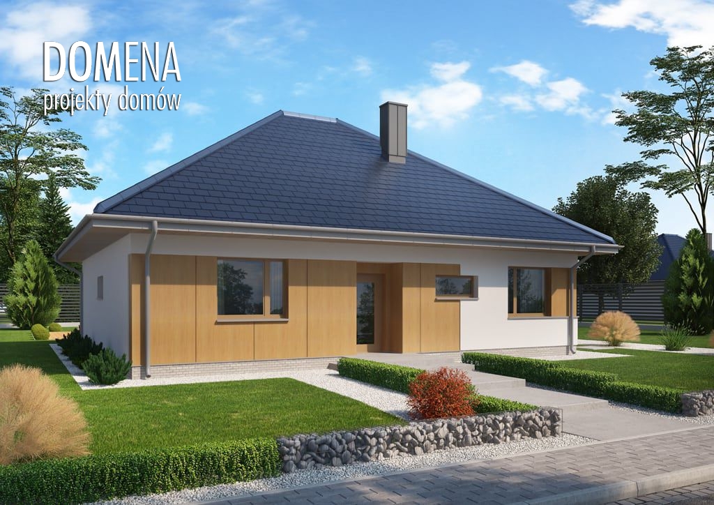 budowa domu Domena 112 (Odbicie lustrzane) - New-House