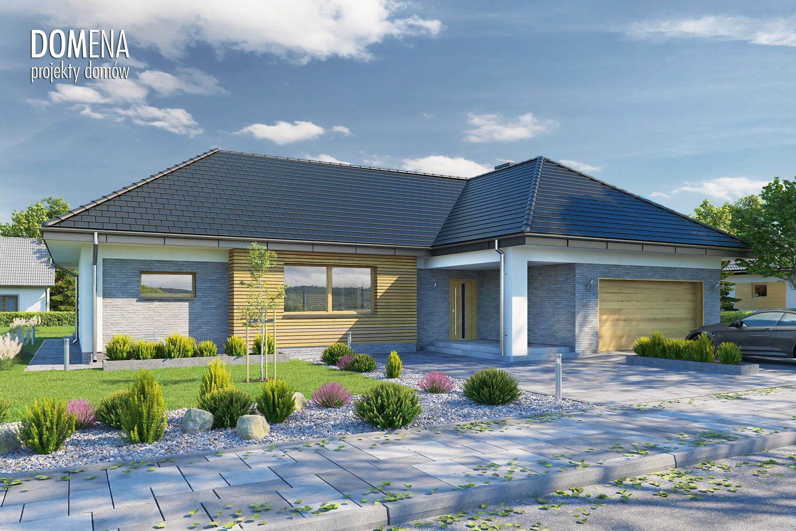 budowa domu Domena 110 B1 - New-House