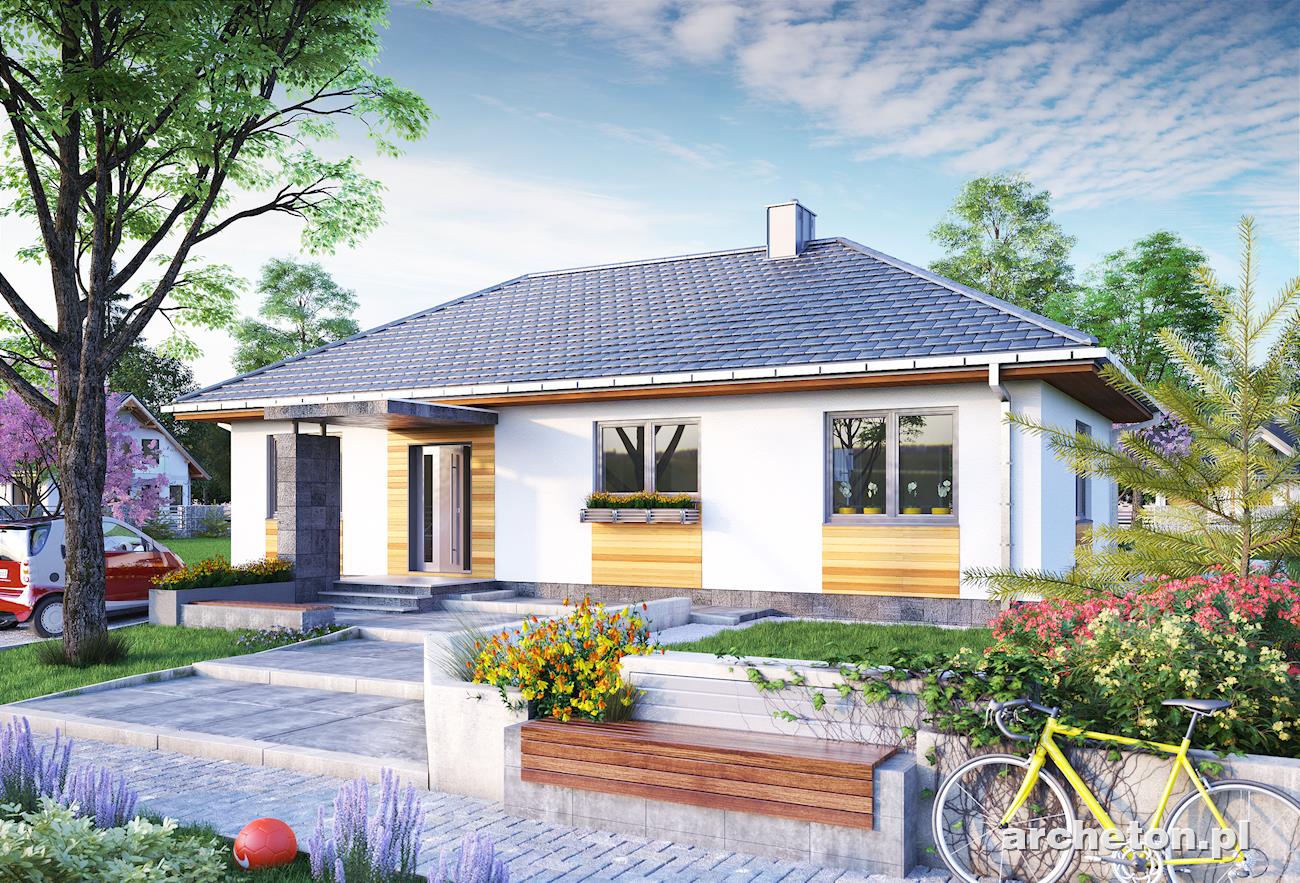 budowa domu Menuet (odbicie lustrzane) - New-House