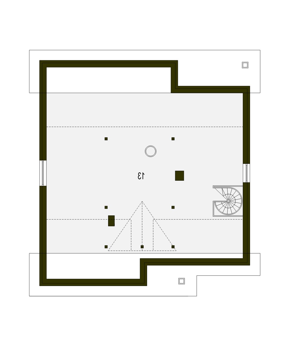 Alf z garażem 1-st. [A] (odbicie lustrzane) - miniatura 9