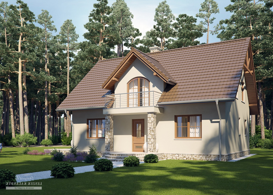 Budowa domu LK&731 (odbicie lustrzane) z New-House