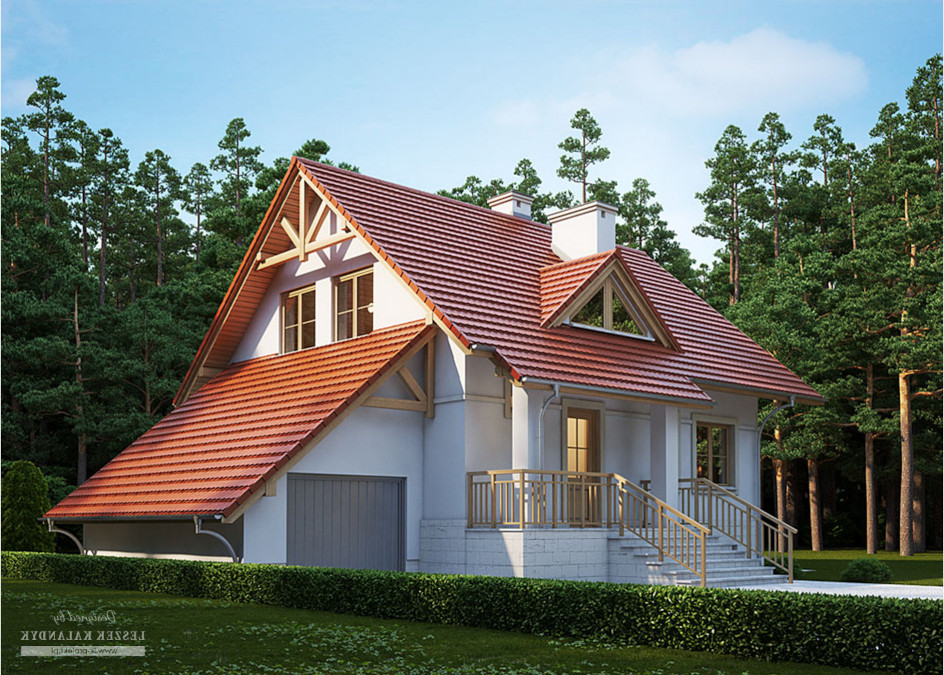 Budowa domu LK&470 (odbicie lustrzane) z New-House