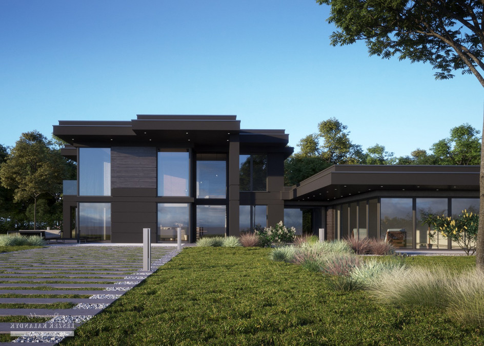 Budowa domu LK&1418 (odbicie lustrzane) z New-House
