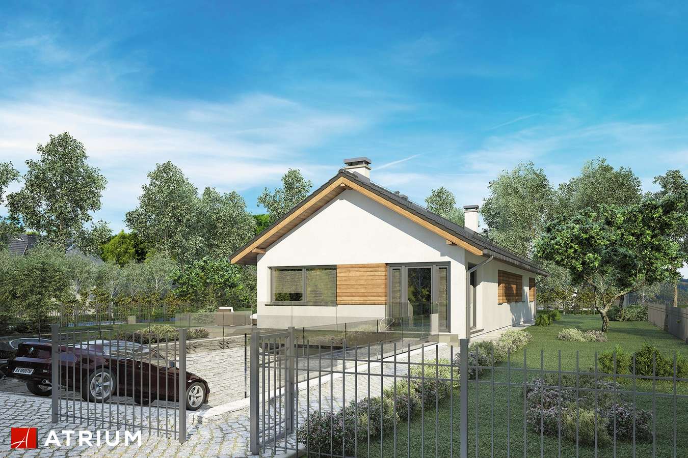 budowa domu Olimp Plus odbicie lustrzane - New-House