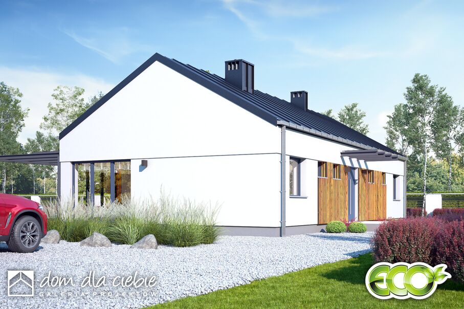budowa domu Flora bez garażu [B] - New-House