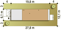Long II z garażem 1-st. [A] - miniatura 9