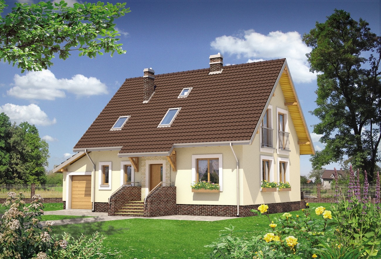 budowa domu Aga (odbicie lustrzane) - New-House