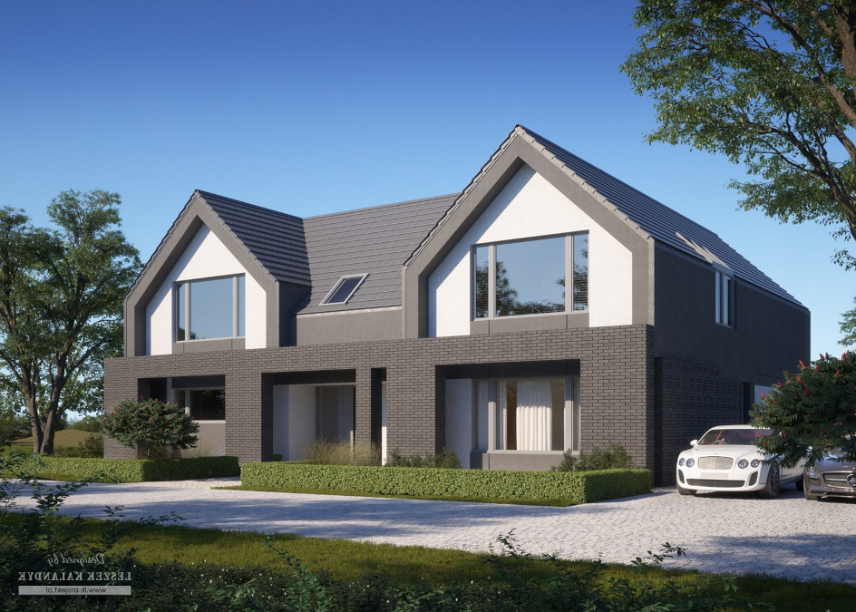 Budowa domu LK&1483 (odbicie lustrzane) z New-House