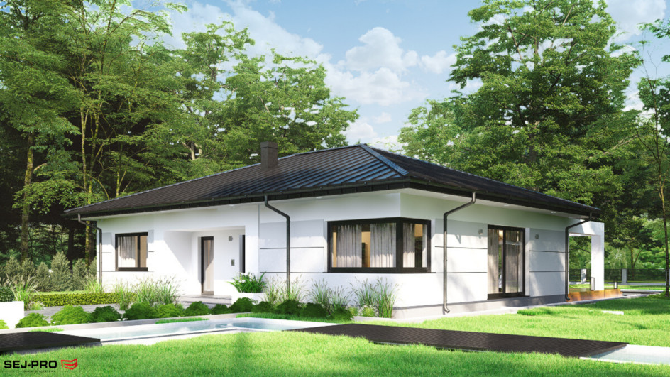 budowa domu SEJ-PRO 049/1 ENERGO - New-House