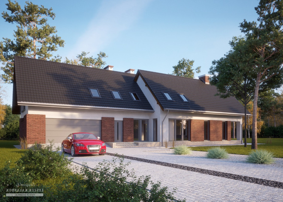 Budowa domu LK&771 (odbicie lustrzane) z New-House