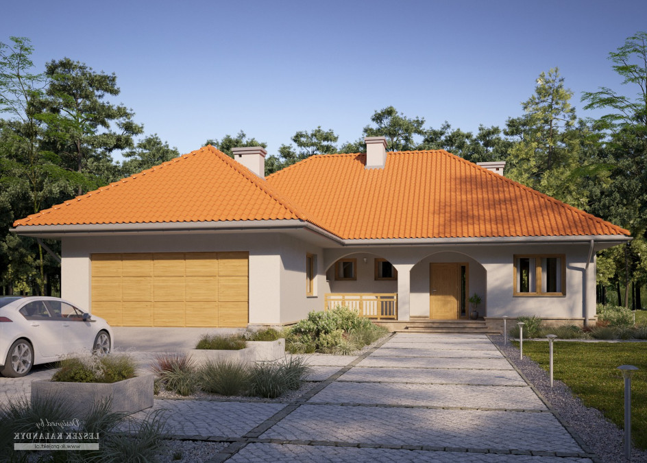 Budowa domu LK&483 (odbicie lustrzane) z New-House
