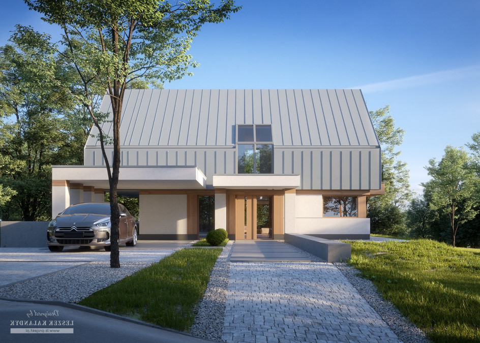 Budowa domu LK&1604 (odbicie lustrzane) z New-House