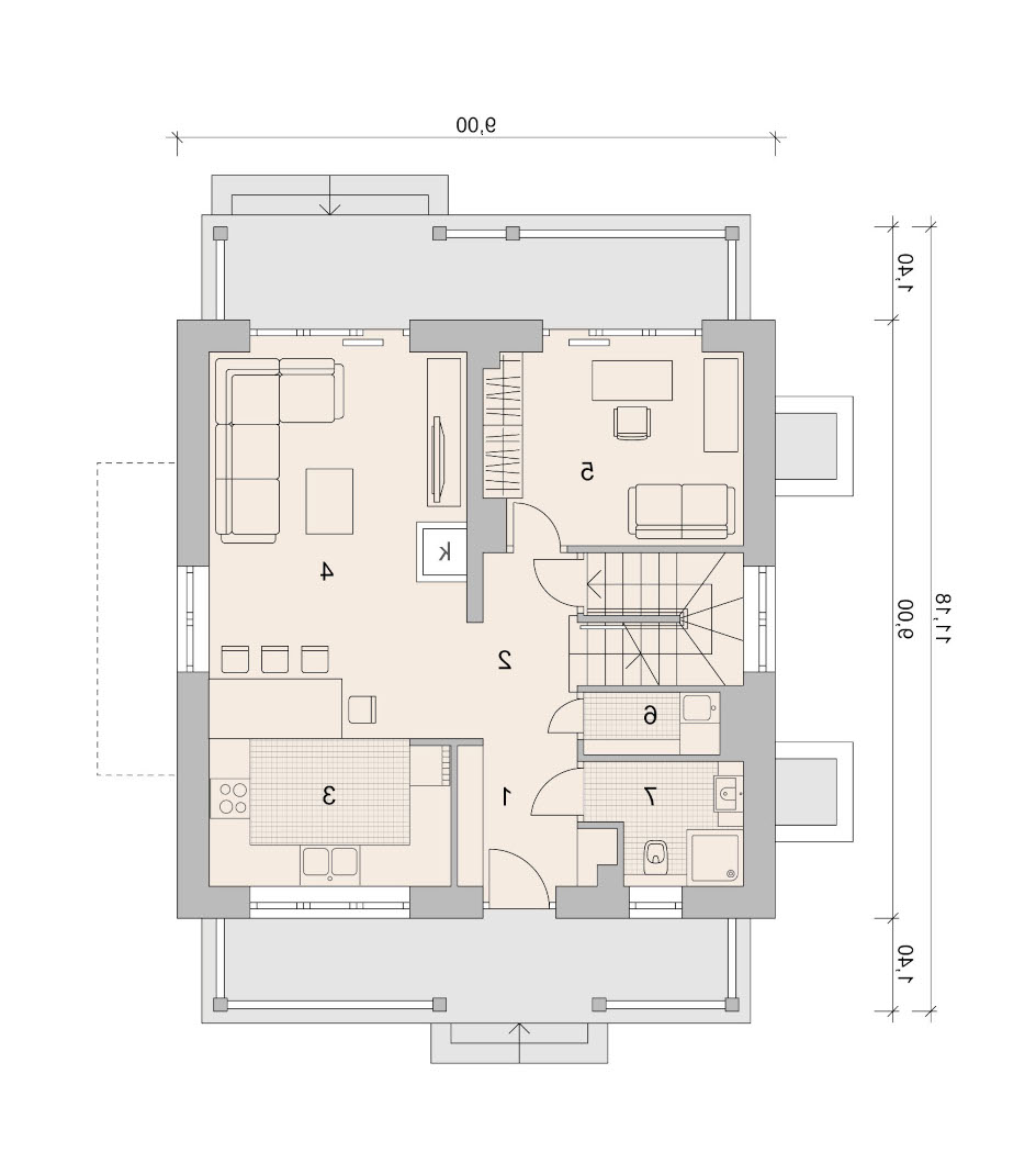 LK&1118 (odbicie lustrzane) - miniatura 5