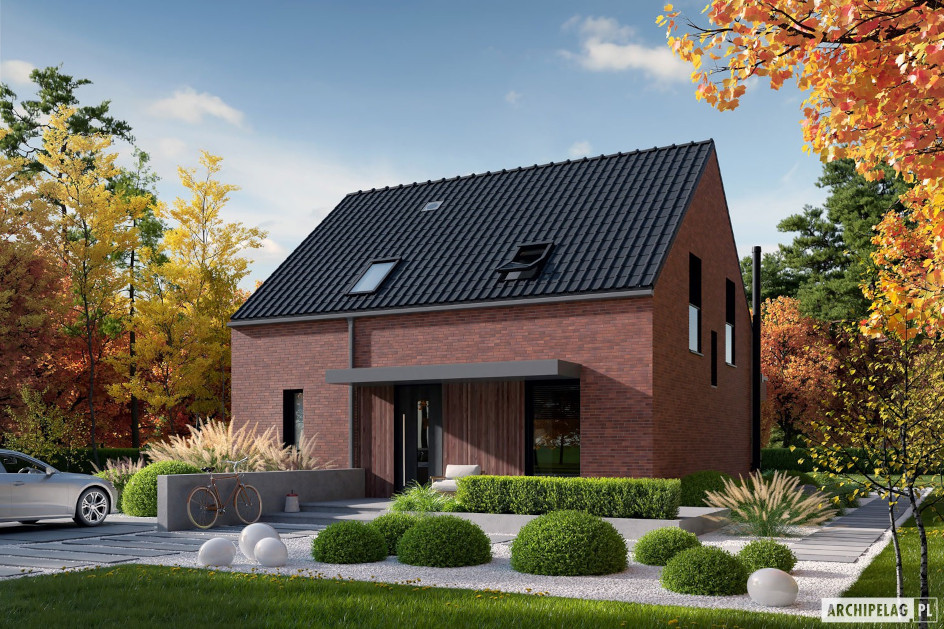 Budowa domu Mini 13 PLUS (wersja B) (odbicie lustrzane) z New-House