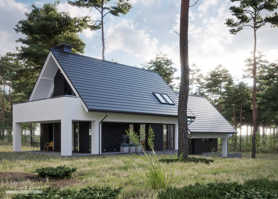 Budowa domu LK&747 (odbicie lustrzane) z New-House