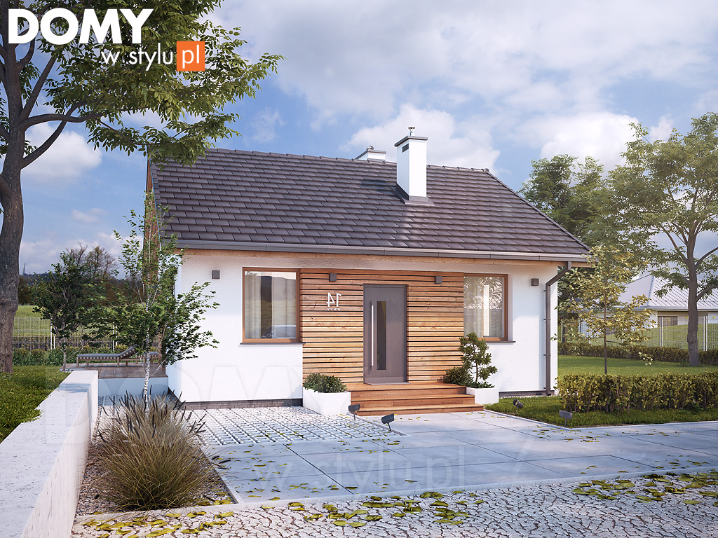 budowa domu Imbir 4 (odbicie lustrzane) - New-House