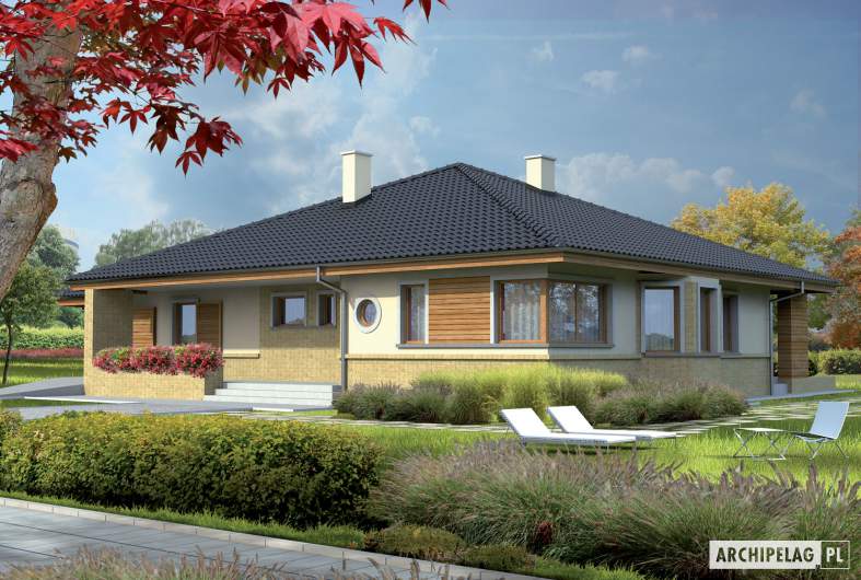 budowa domu Flori G1 (odbicie lustrzane) - New-House