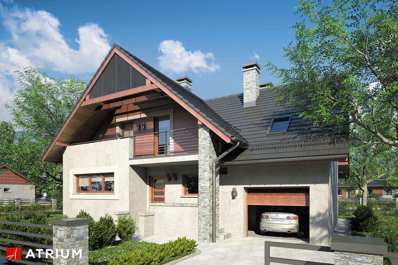 budowa domu Gama V (odbicie lustrzane) - New-House