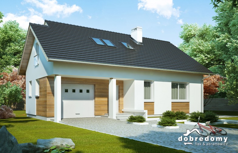 budowa domu Olimpia odbicie lustrzane - New-House