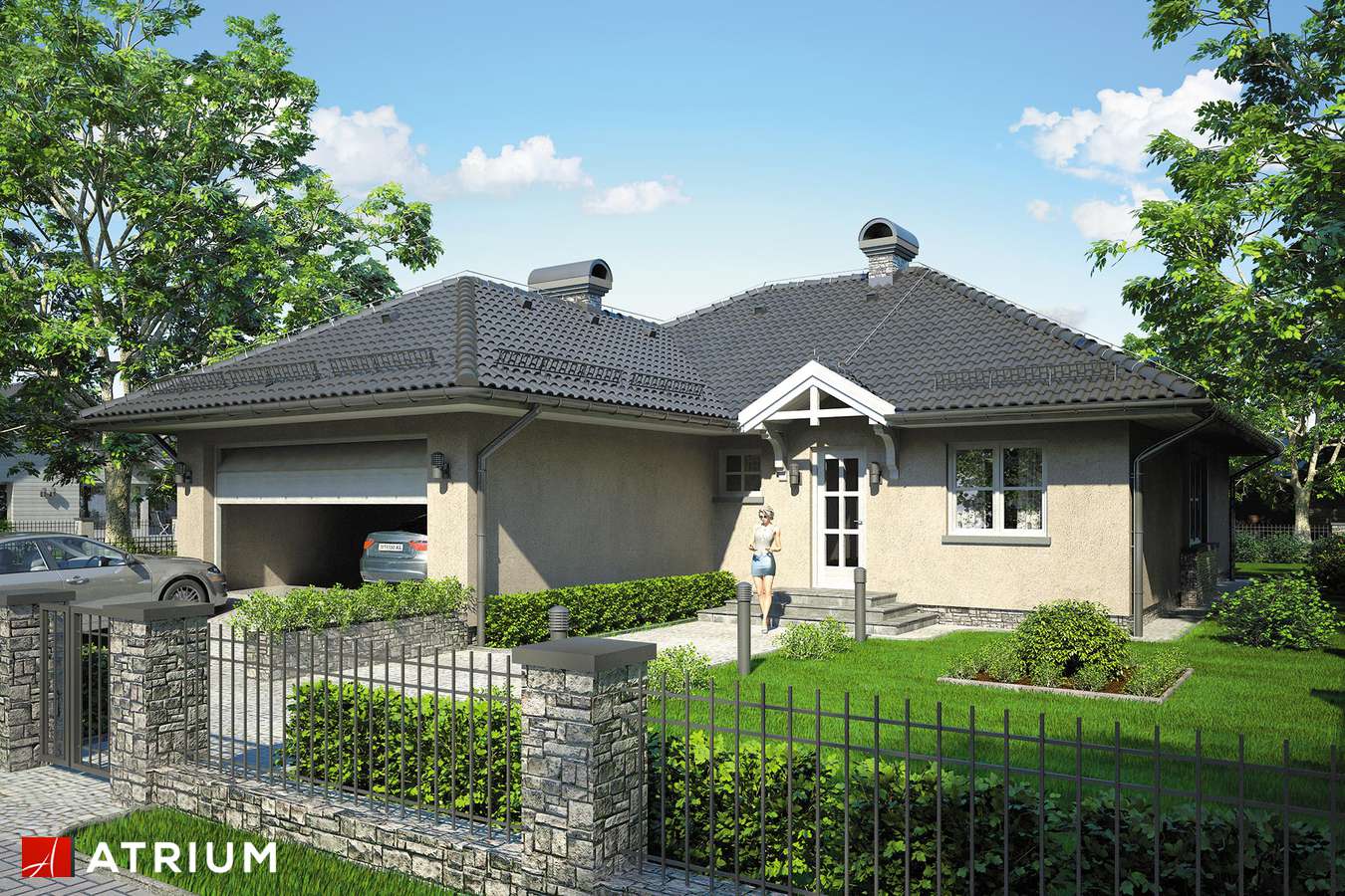 budowa domu Silver (odbicie lustrzane) - New-House