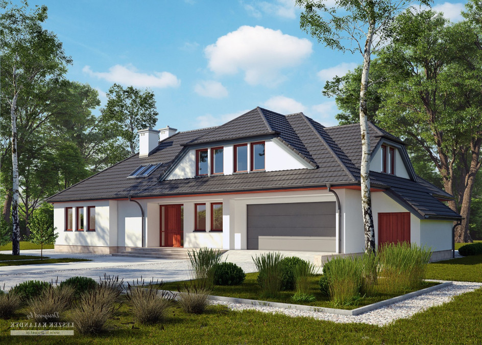 Budowa domu LK&426 (odbicie lustrzane) z New-House