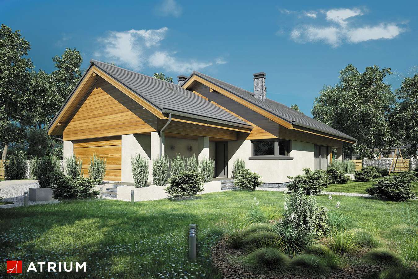 budowa domu Merlin II odbicie lustrzane - New- House
