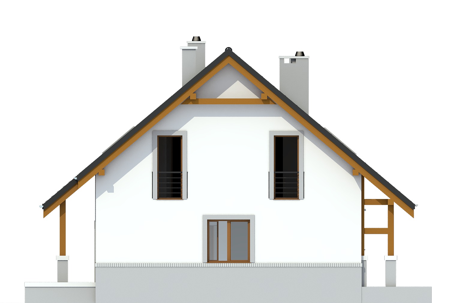 Gajówka z wiatą [A1] (odbicie lustrzane) - miniatura 3
