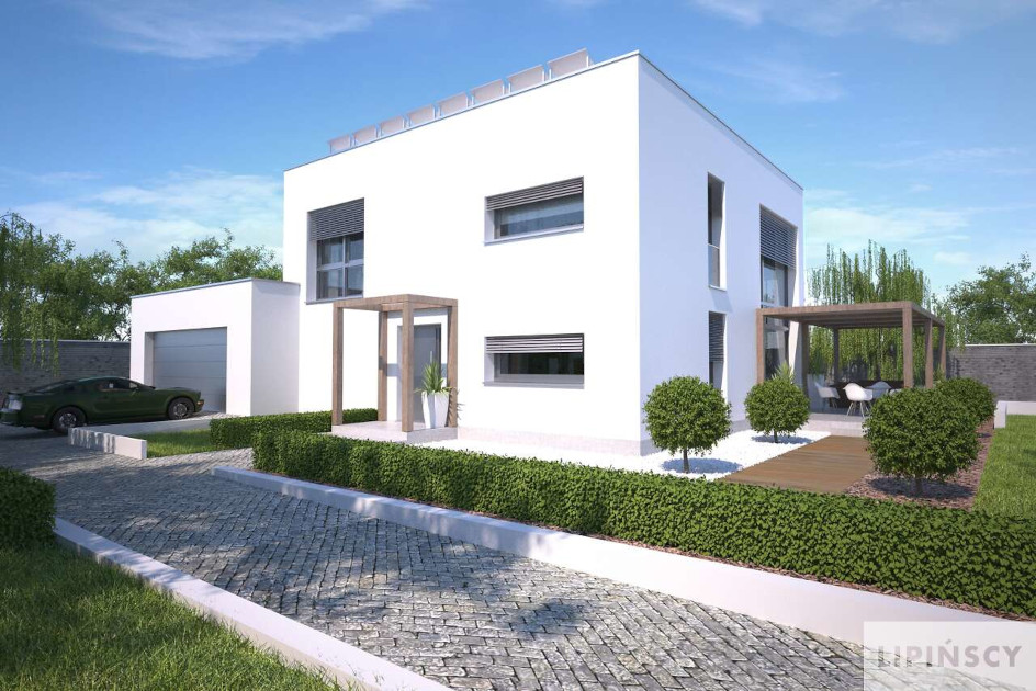 Budowa domu Koge III DCP402b (odbicie lustrzane) z New-House