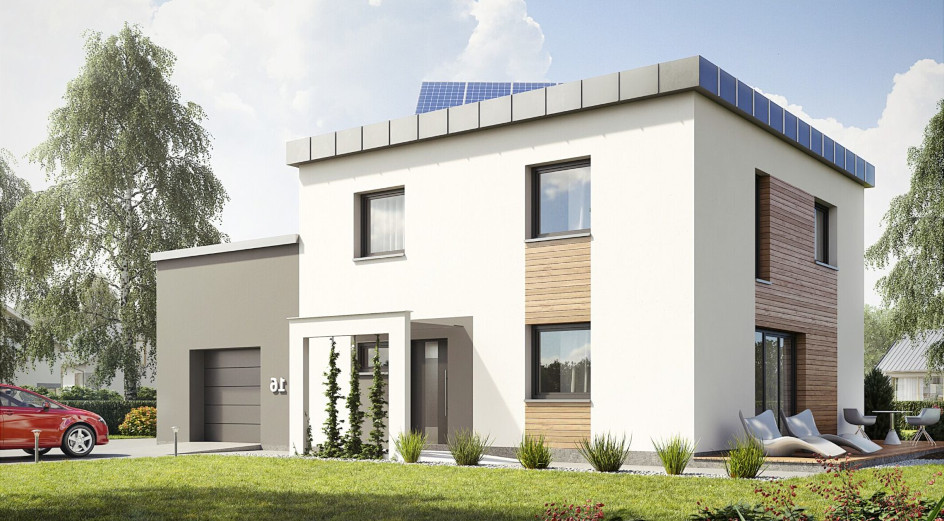 Budowa domu eko Typowy 23 (odbicie lustrzane) z New-House