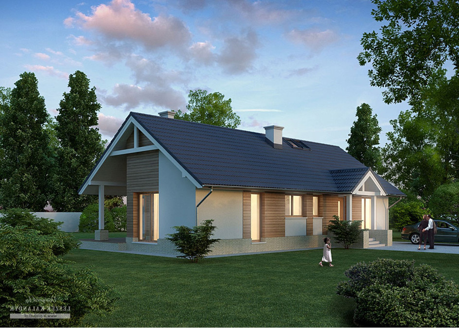 Budowa domu LK&908 (odbicie lustrzane) z New-House
