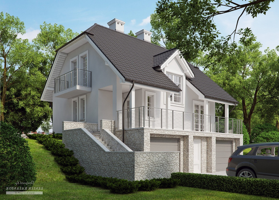 Budowa domu LK&554 (odbicie lustrzane) z New-House