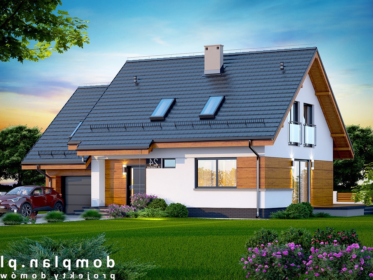budowa domu LISANDRA (Odbicie lustrzane) - New-House