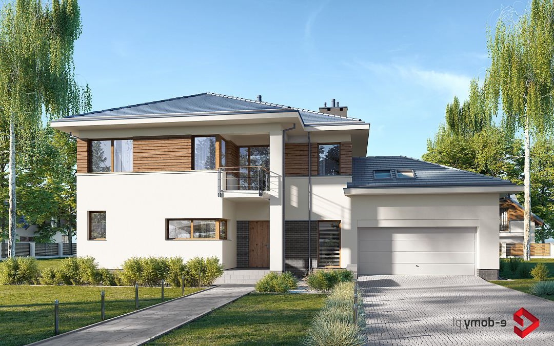 budowa domu E-220 (odbicie lustrzane) - New-House
