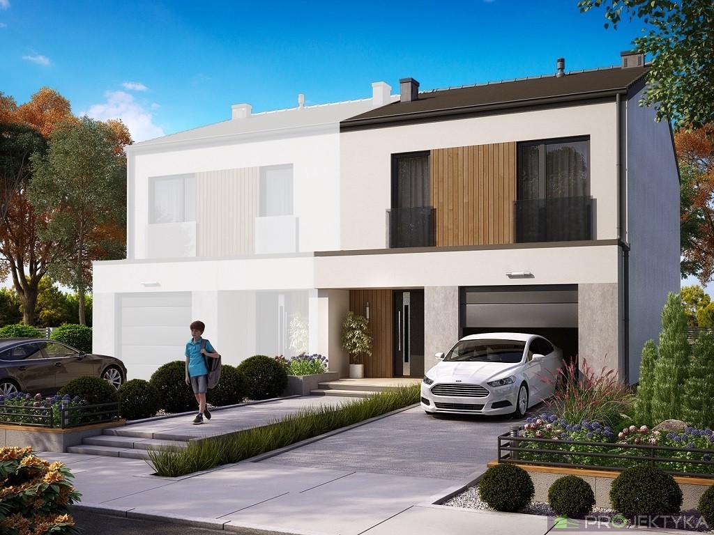 budowa domu KA85 S (odbicie lustrzane) - New-House